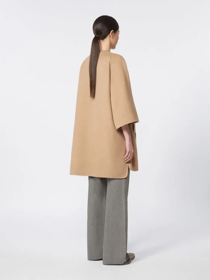 Manteau en drap camel, brun noisette Manteau en drap camel, brun noisette