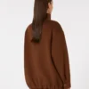 Manteau en laine, cachemire et soie, couleur chocolat