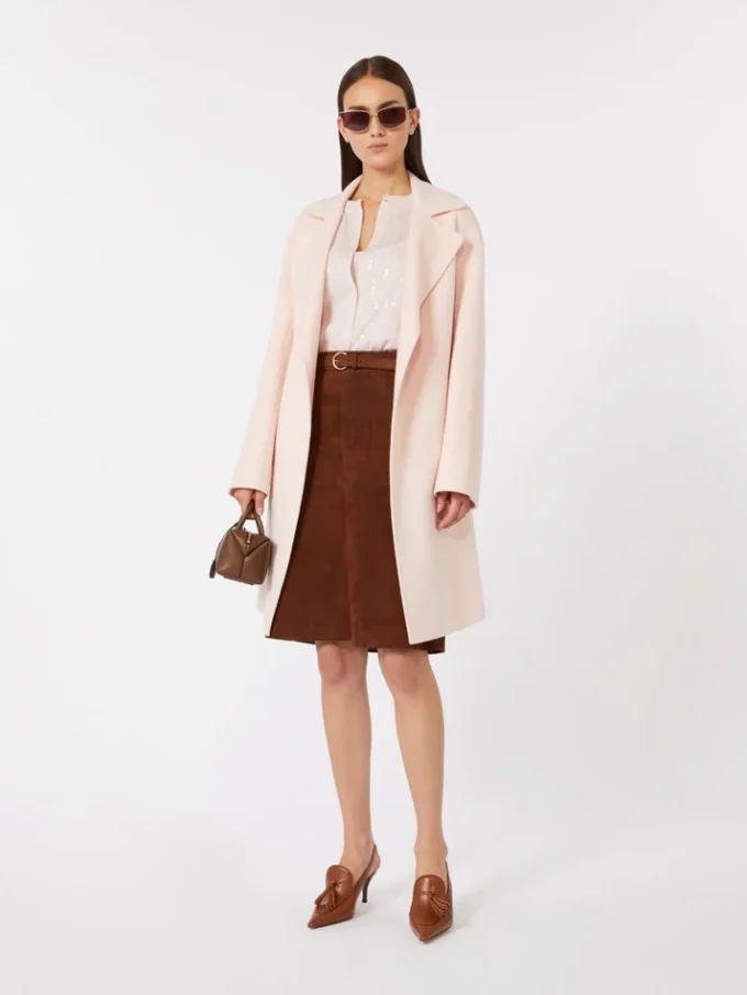 Manteau en laine et cachemire, rose Manteau en laine et cachemire, rose