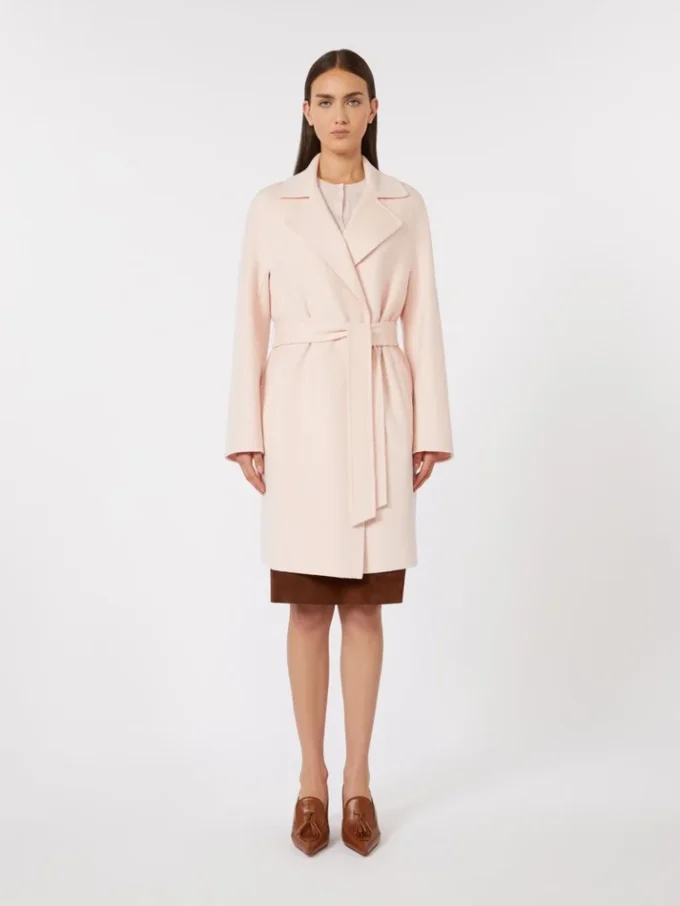 Manteau en laine et cachemire, rose Manteau en laine et cachemire, rose