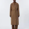 Manteau long en laine, couleur camel Manteau long en laine, couleur camel