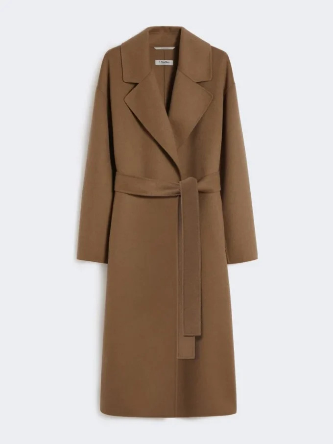 Manteau long en laine, couleur camel Manteau long en laine, couleur camel