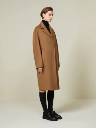Manteau masculin en cachemire, couleur camel Manteau masculin en cachemire, couleur camel