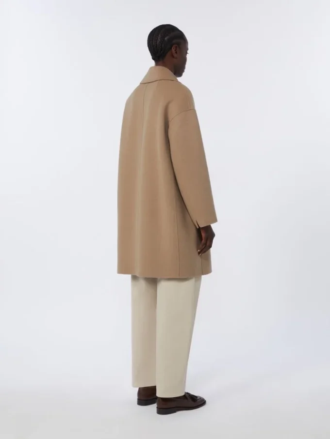 Manteau midi en laine, beige Manteau midi en laine, beige