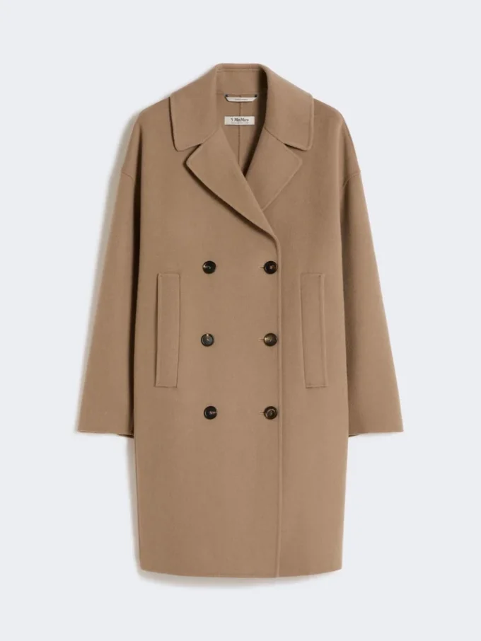 Manteau midi en laine, beige Manteau midi en laine, beige