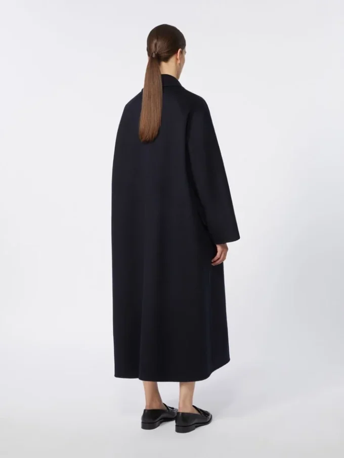Manteau oversize en cachemire, bleu outremer Manteau oversize en cachemire, bleu outremer