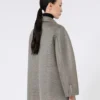 Manteau oversize en maille jersey, gris moyen Manteau oversize en maille jersey, gris moyen