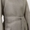 Manteau oversize en maille jersey, gris moyen Manteau oversize en maille jersey, gris moyen