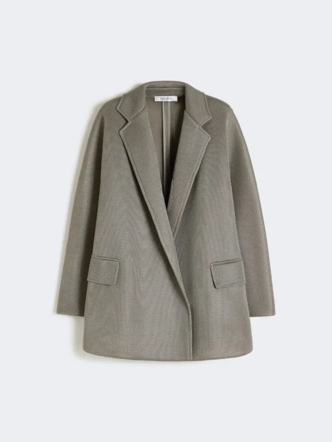 Manteau oversize en maille jersey, gris moyen Manteau oversize en maille jersey, gris moyen