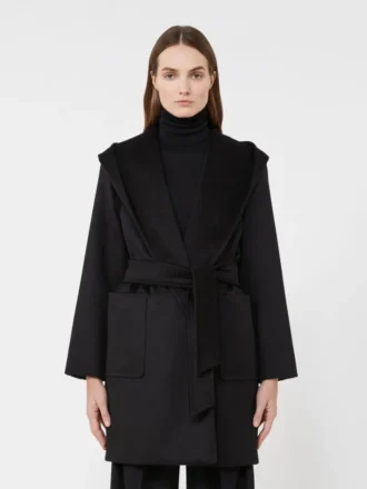 Manteau-peignoir camel, noir Manteau-peignoir camel, noir
