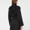 Manteau-peignoir camel, noir