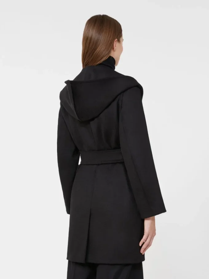 Manteau-peignoir camel, noir