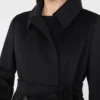 Manteau-peignoir en laine, noir Manteau-peignoir en laine, noir