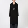 Manteau-peignoir en Pure Wool, noir Manteau-peignoir en Pure Wool, noir