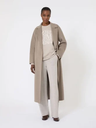 Manteau-robe en laine, gris tourterelle Manteau-robe en laine, gris tourterelle