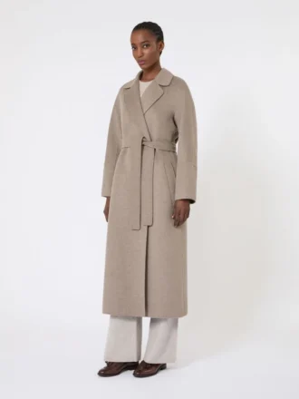 Manteau-robe en laine, gris tourterelle Manteau-robe en laine, gris tourterelle