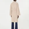 Manteau-robe en laine mélangée Double Face, couleur sable Manteau-robe en laine mélangée Double Face, couleur sable