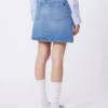 Mini-jupe en denim authentique, bleu marine Mini-jupe en denim authentique, bleu marine