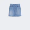 Mini-jupe en denim authentique, bleu marine Mini-jupe en denim authentique, bleu marine