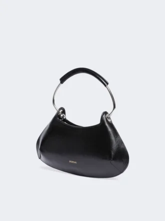 Mini sac en cuir Caju, noir