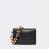 Mini sac Soffy en cuir nappa rembourré, noir