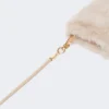 Mitaines en alpaga et laine teddy, beige Mitaines en alpaga et laine teddy, beige