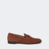 Mocassins en daim, marron