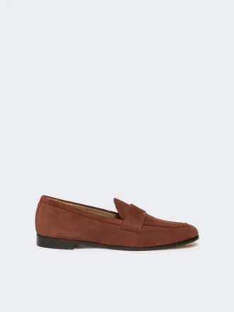 Mocassins en daim, marron