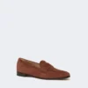 Mocassins en daim, marron