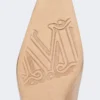 Mules en cuir nappa laminé, rose Mules en cuir nappa laminé, rose