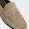 Mules en daim, couleur boue Mules en daim, couleur boue