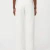 Pantalon 5 poches en coton et lin, blanc Pantalon 5 poches en coton et lin, blanc