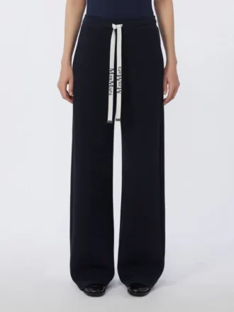 Pantalon ample en jersey, bleu outremer