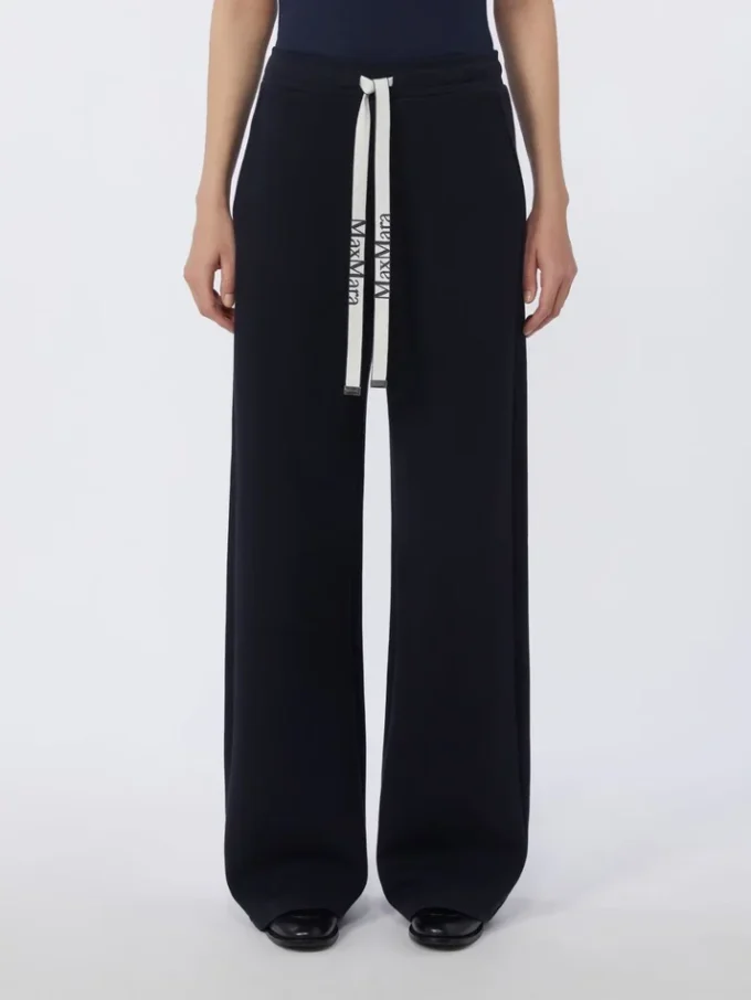 Pantalon ample en jersey, bleu outremer Pantalon ample en jersey, bleu outremer
