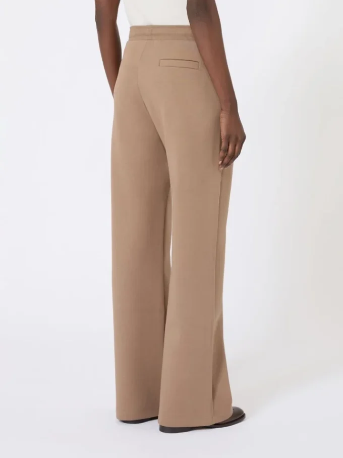 Pantalon ample en jersey, couleur camel Pantalon ample en jersey, couleur camel