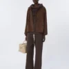 Veste en daim, marron Veste en daim, marron