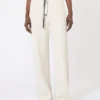 Pantalon ample en jersey, écru Pantalon ample en jersey, écru