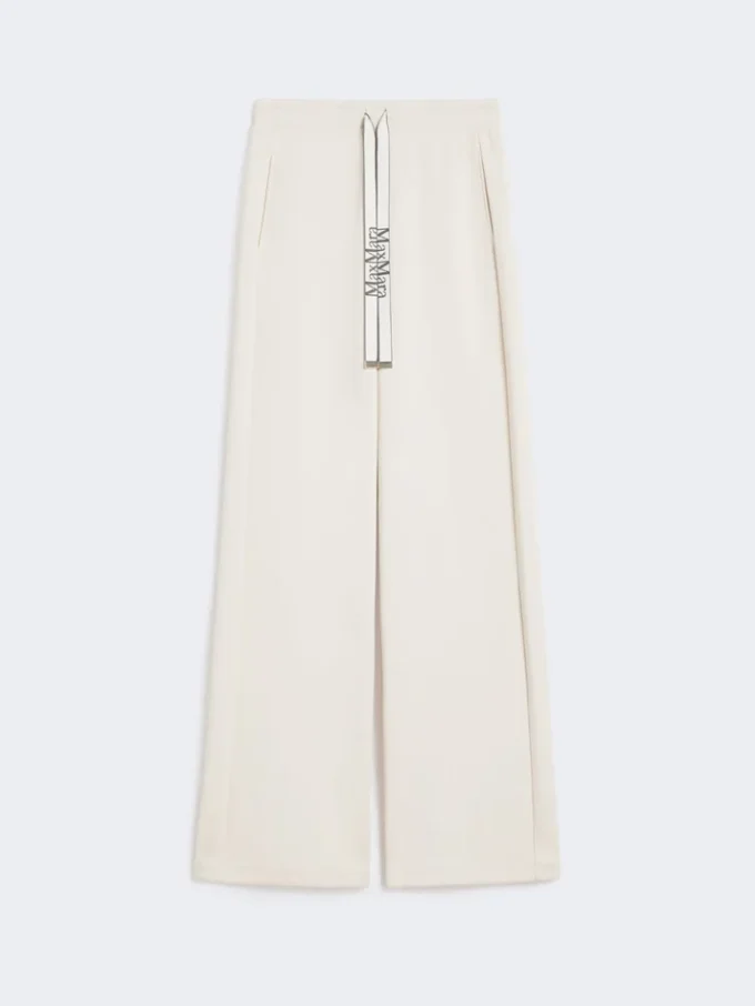 Pantalon ample en jersey, écru Pantalon ample en jersey, écru
