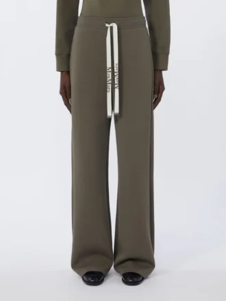 Pantalon ample en jersey, kaki