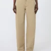 Pantalon baggy en satin de coton, style colonial Pantalon baggy en satin de coton, style colonial