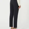 Pantalon cigarette en laine stretch, bleu marine Pantalon cigarette en laine stretch, bleu marine
