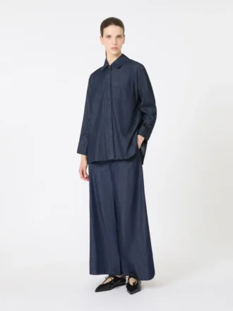 Pantalon de jogging en denim, bleu nuit