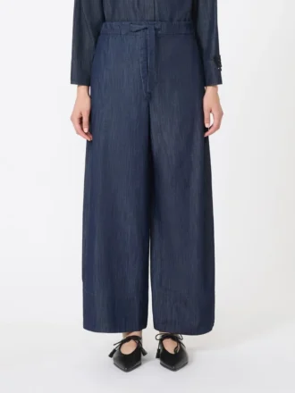Pantalon de jogging en denim, bleu nuit