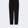 Pantalon droit en cady, noir Pantalon droit en cady, noir