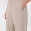 Pantalon en cachemire et molleton de laine, beige Pantalon en cachemire et molleton de laine, beige