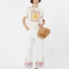 Pantalon en coton, blanc Pantalon en coton, blanc