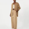 Pantalon en coton à cordon de serrage, couleur désert Pantalon en coton à cordon de serrage, couleur désert