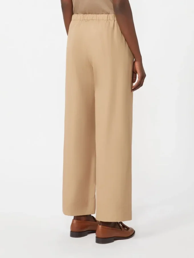 Pantalon en coton à cordon de serrage, couleur désert Pantalon en coton à cordon de serrage, couleur désert