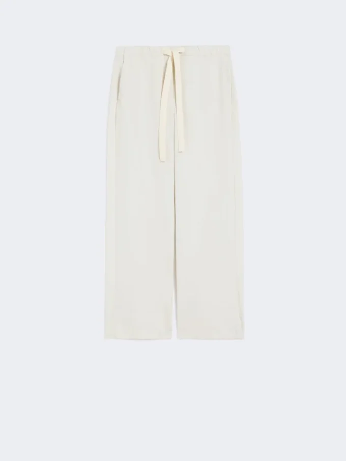 Pantalon en coton à cordon de serrage, couleur glace