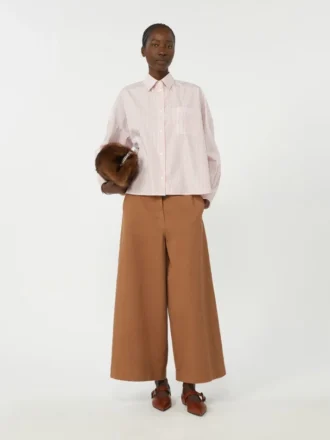 Chemise oversize en coton, rose